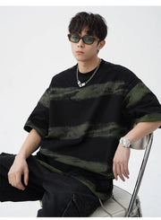 Painted Stripe T-Shirt-streetwear-techwear