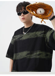 Painted Stripe T-Shirt-streetwear-techwear