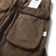 Pleated Knee Workwear Cargo Pants-streetwear-techwear