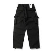 Pleated Knee Workwear Cargo Pants-streetwear-techwear