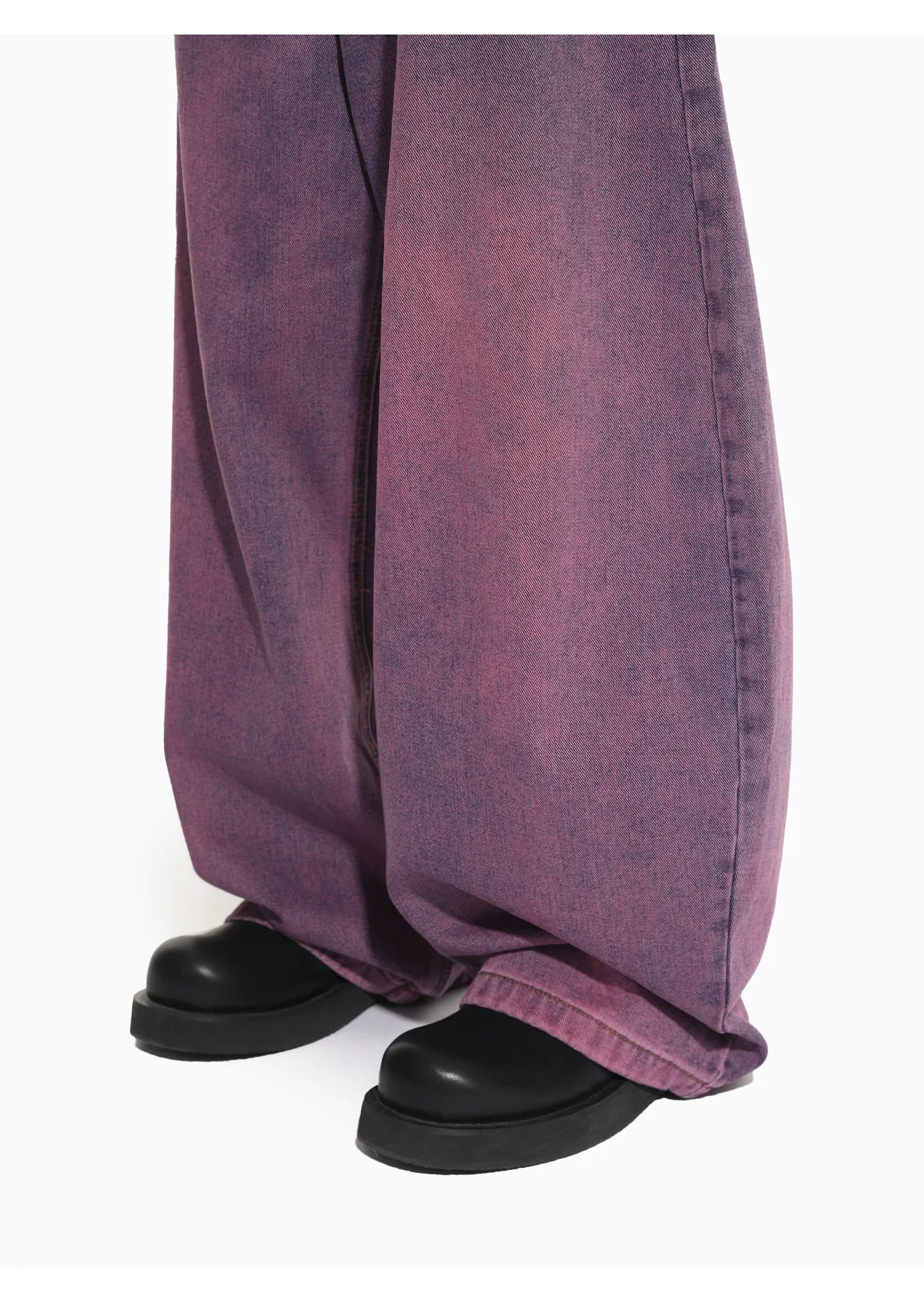 Purple Aura Arc-Leg Jeans-streetwear-techwear