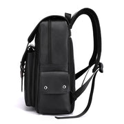 Retro Classic Faux Leather Backpack-streetwear-techwear