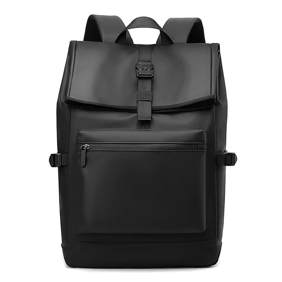 Rubberised Roll Top Backpack-streetwear-techwear
