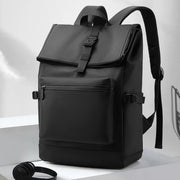 Rubberised Roll Top Backpack-streetwear-techwear