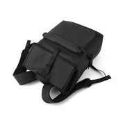 Rubberised Roll Top Backpack-streetwear-techwear