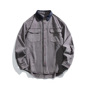 Garment Dyed Cargo Overshirt-streetwear-techwear