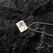 SD Pendant Necklace-streetwear-techwear