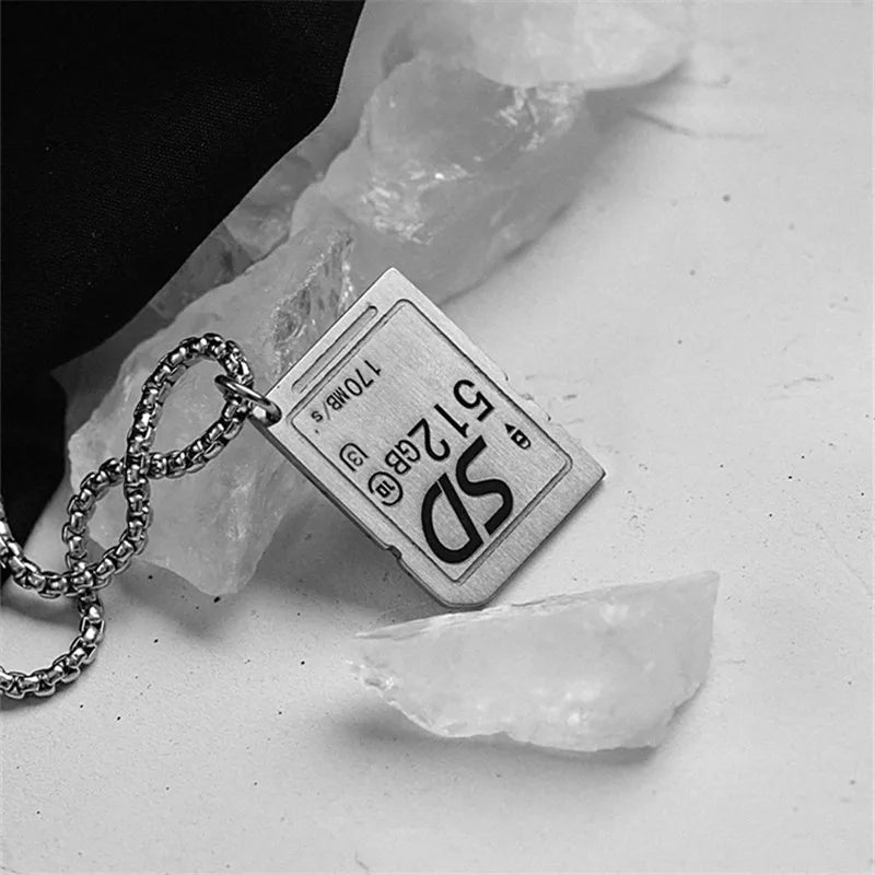 SD Pendant Necklace-streetwear-techwear