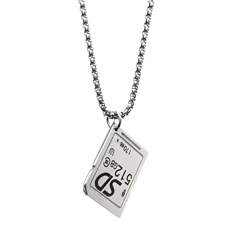 SD Pendant Necklace-streetwear-techwear