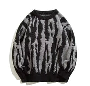 Static Wave Jacquard Sweater-streetwear-techwear