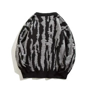 Static Wave Jacquard Sweater-streetwear-techwear