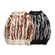 Static Wave Jacquard Sweater-streetwear-techwear