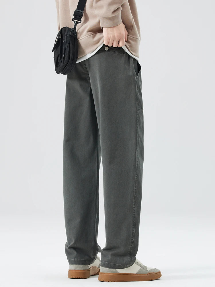 Straight Leg Utility Pants-streetwear-techwear