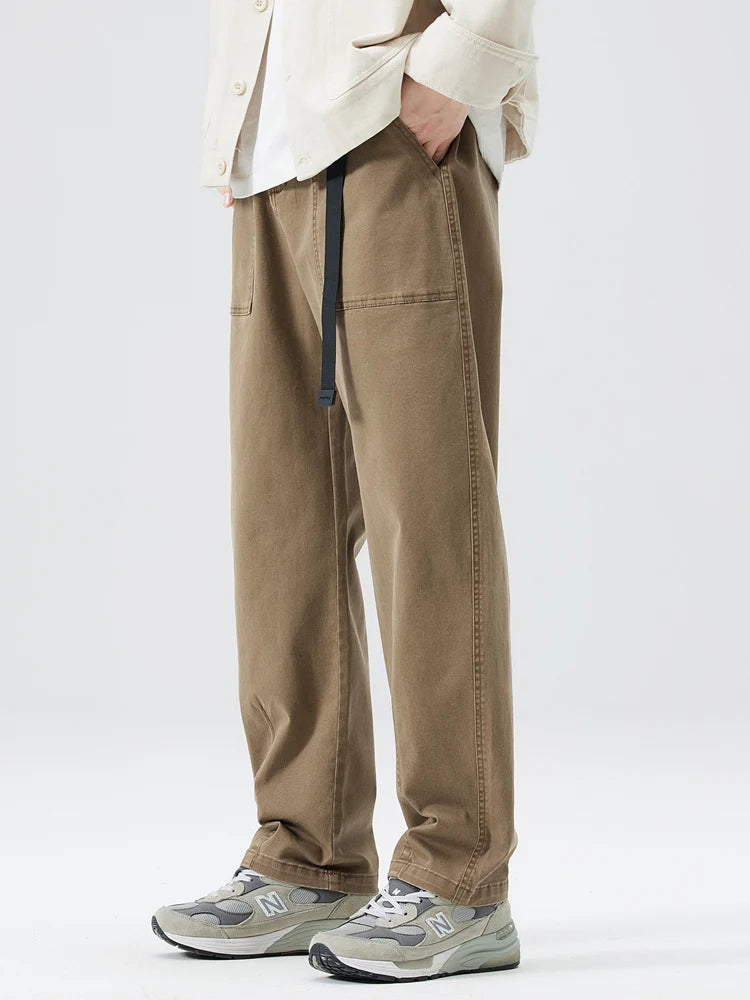 Straight Leg Utility Pants-streetwear-techwear