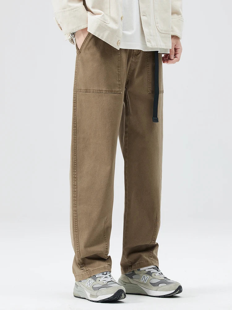 Straight Leg Utility Pants-streetwear-techwear