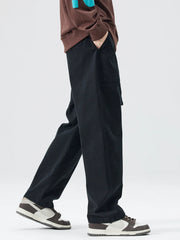 Straight Leg Utility Pants-streetwear-techwear