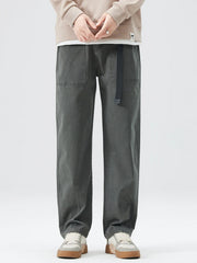 Straight Leg Utility Pants-streetwear-techwear