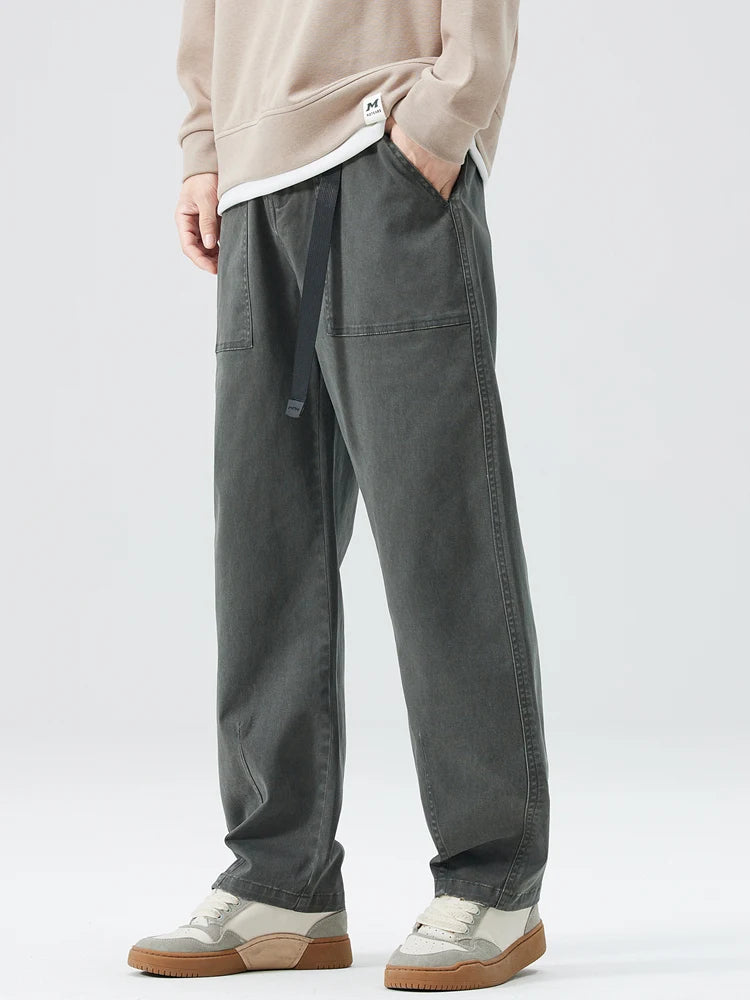 Straight Leg Utility Pants-streetwear-techwear
