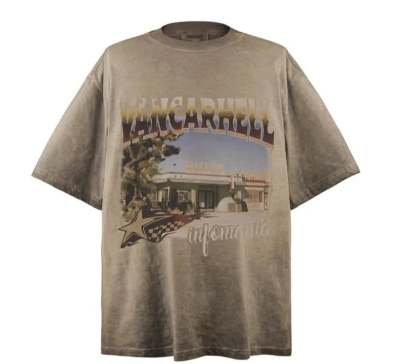 VANCARHELL Vintage Graphic T-Shirt-streetwear-techwear