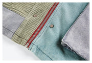 Vintage Style Patchwork Jacket-streetwear-techwear