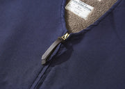 Vintage Style Wool Lined Workwear Vest-streetwear-techwear