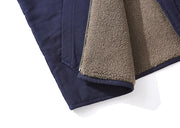 Vintage Style Wool Lined Workwear Vest-streetwear-techwear