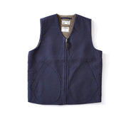 Vintage Style Wool Lined Workwear Vest-streetwear-techwear