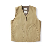Vintage Style Wool Lined Workwear Vest-streetwear-techwear