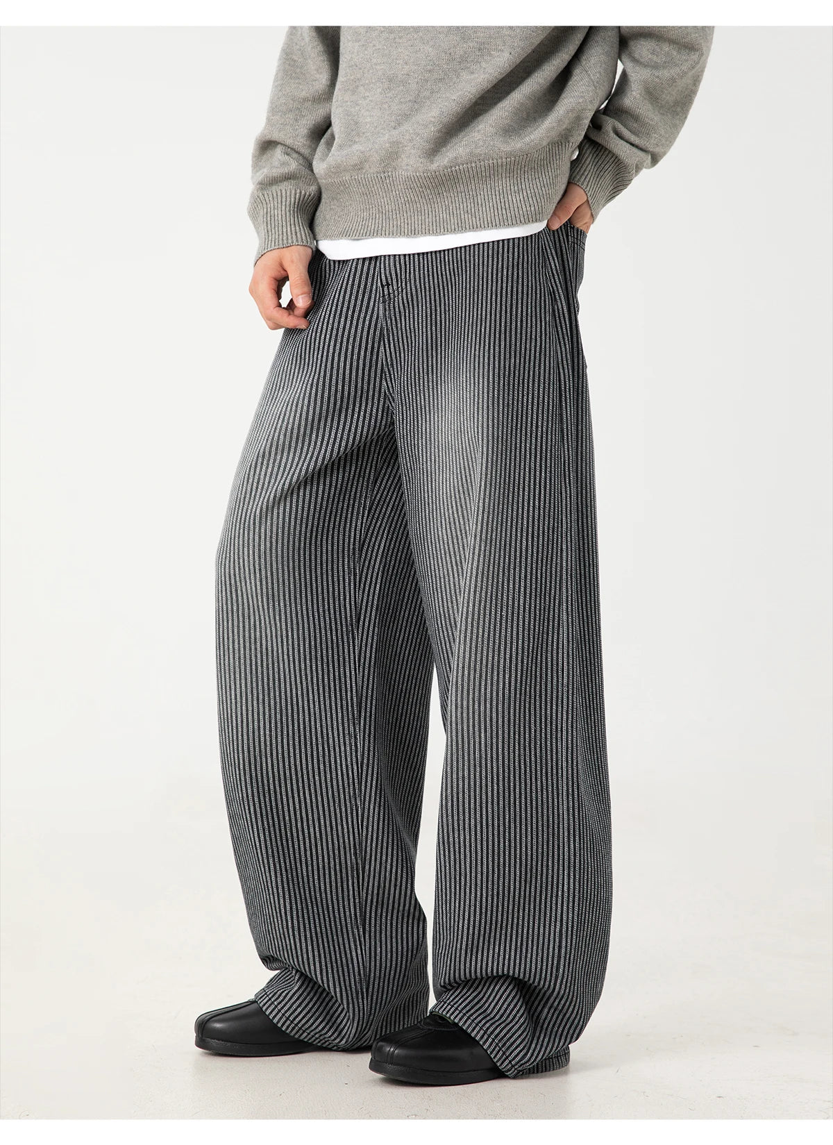 Vintage Work Stripe Jeans-streetwear-techwear