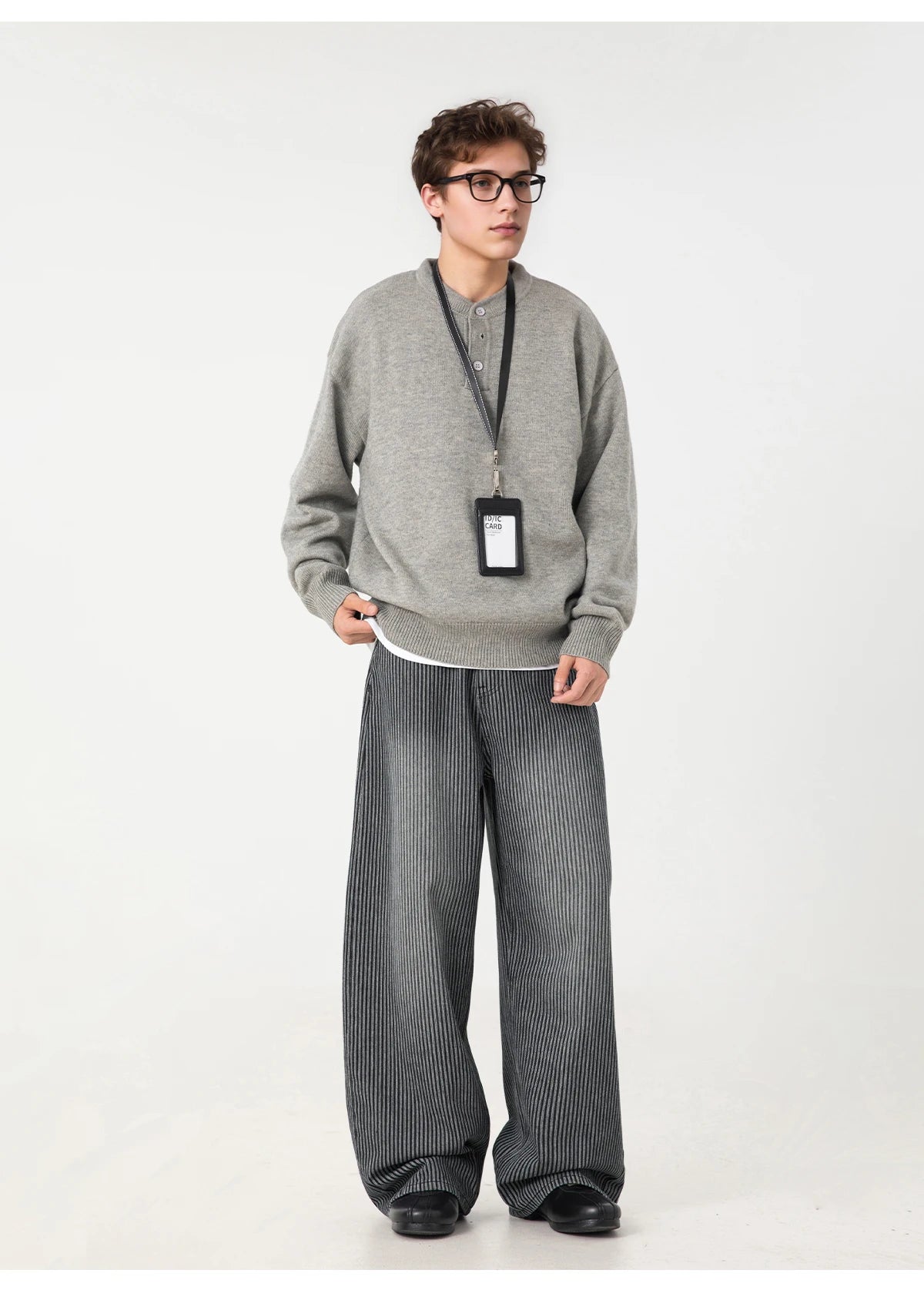 Vintage Work Stripe Jeans-streetwear-techwear