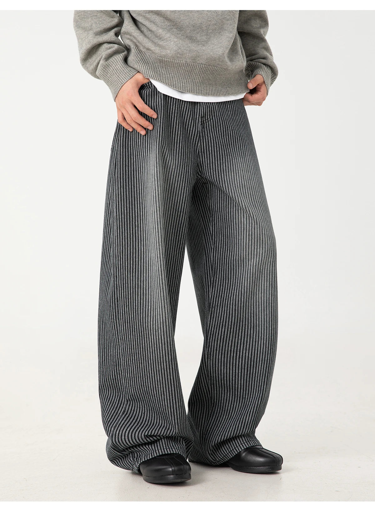 Vintage Work Stripe Jeans-streetwear-techwear