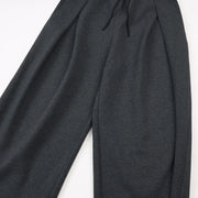 Volume Pleat Wide Leg Jersey Pants-streetwear-techwear