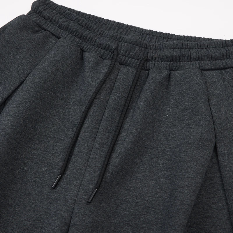 Volume Pleat Wide Leg Jersey Pants-streetwear-techwear