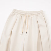 Volume Pleat Wide Leg Jersey Pants-streetwear-techwear