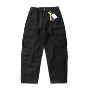 Washed Canvas Utility Pants-streetwear-techwear