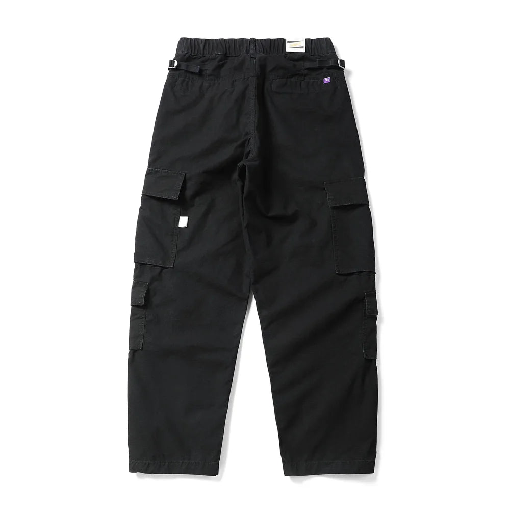 Washed Canvas Utility Pants-streetwear-techwear