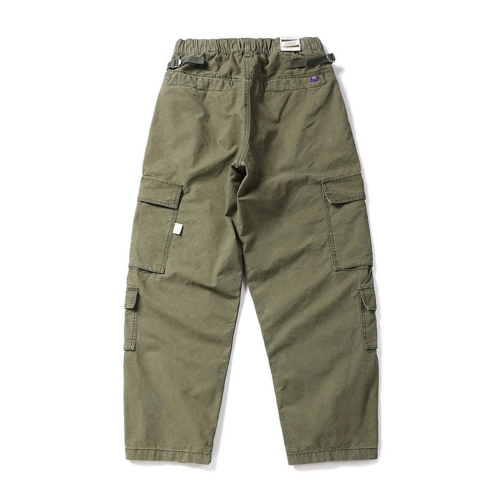 Washed Canvas Utility Pants-streetwear-techwear