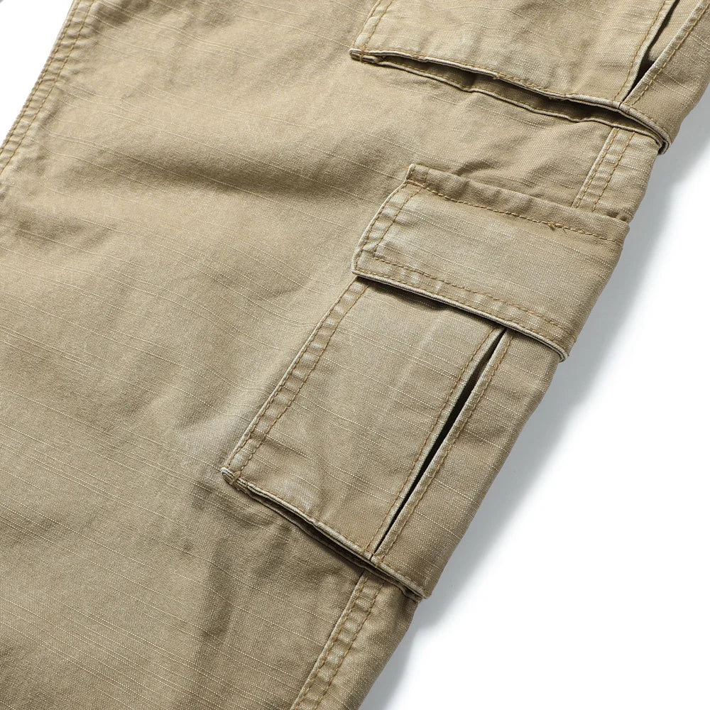 Washed Canvas Utility Pants-streetwear-techwear