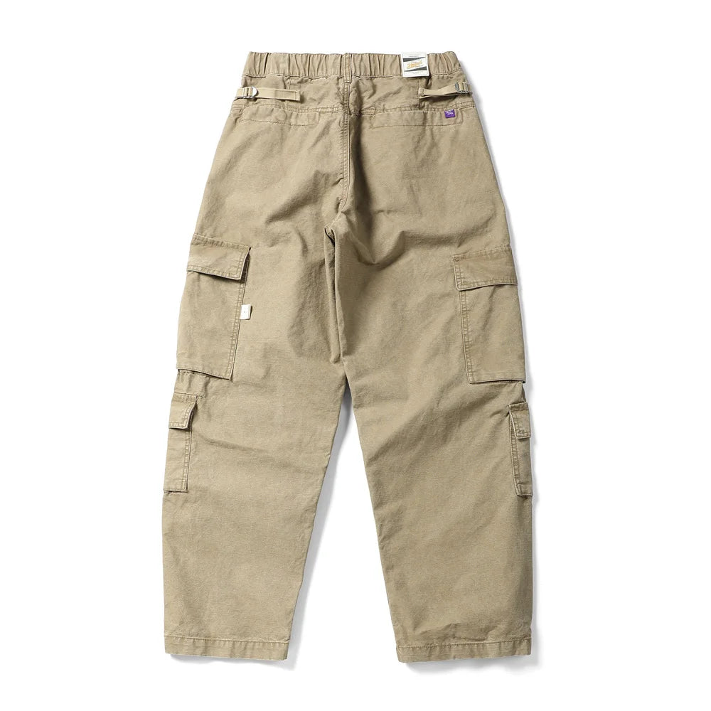Washed Canvas Utility Pants-streetwear-techwear