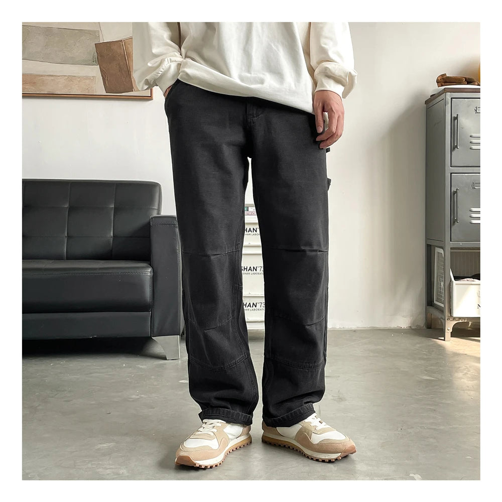 Washed Carpenter Jeans-streetwear-techwear
