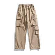Washed Utility Cargo Pants-streetwear-techwear