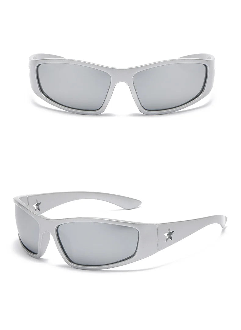 Y2k Star Sunglasses-streetwear-techwear
