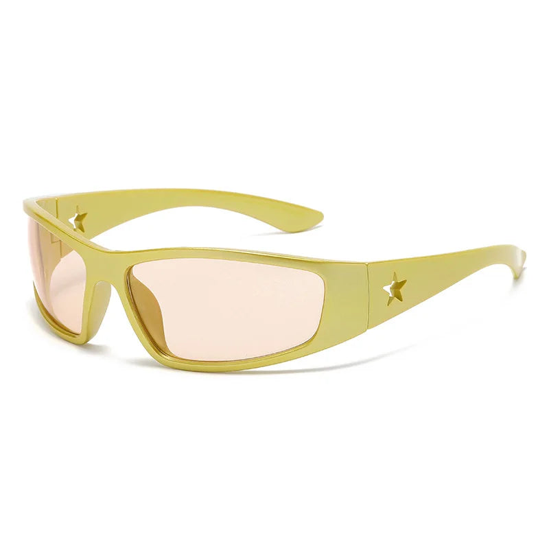 Y2k Star Sunglasses-streetwear-techwear