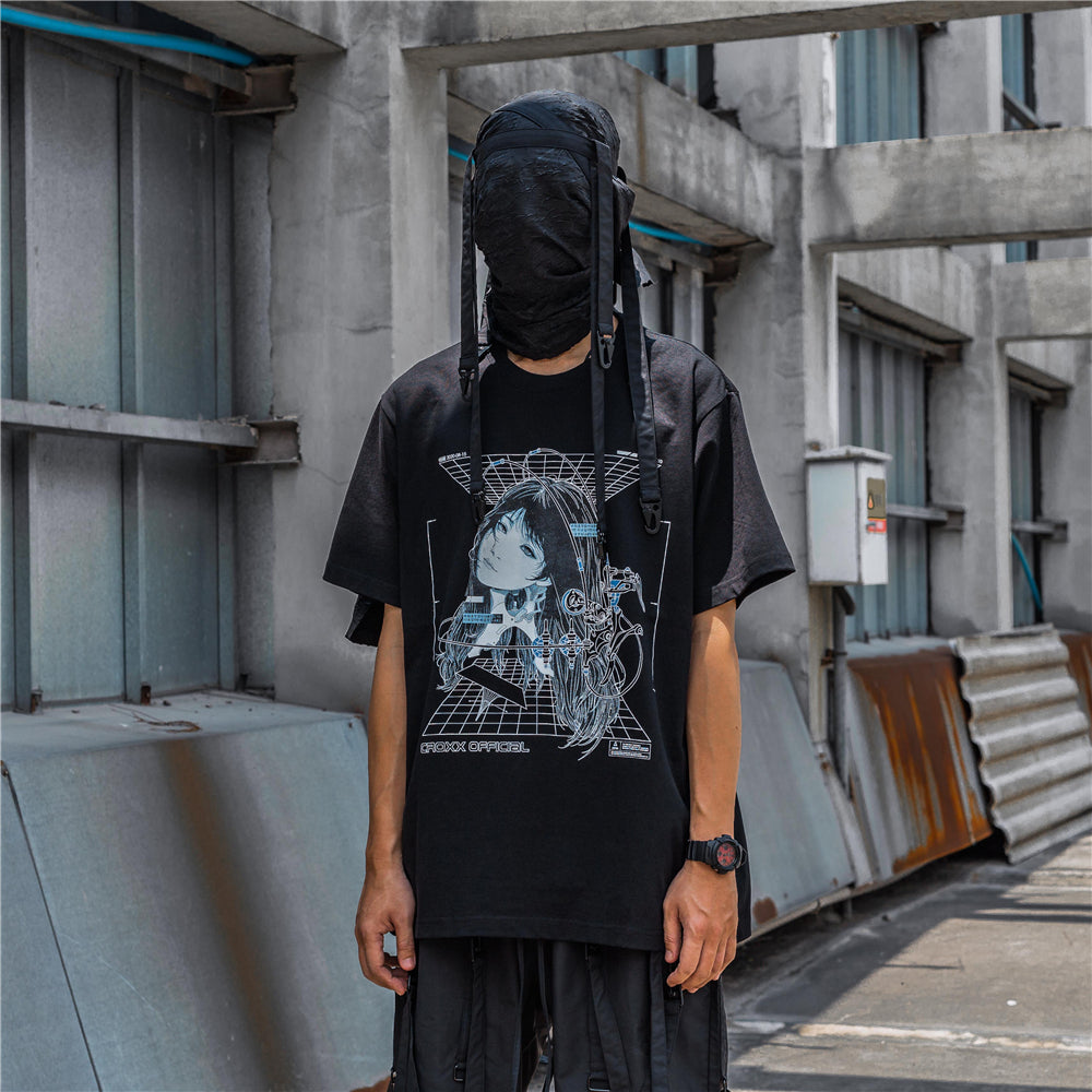 CROXX OFFICIAL Cyber Punk T-Shirt-streetwear-techwear