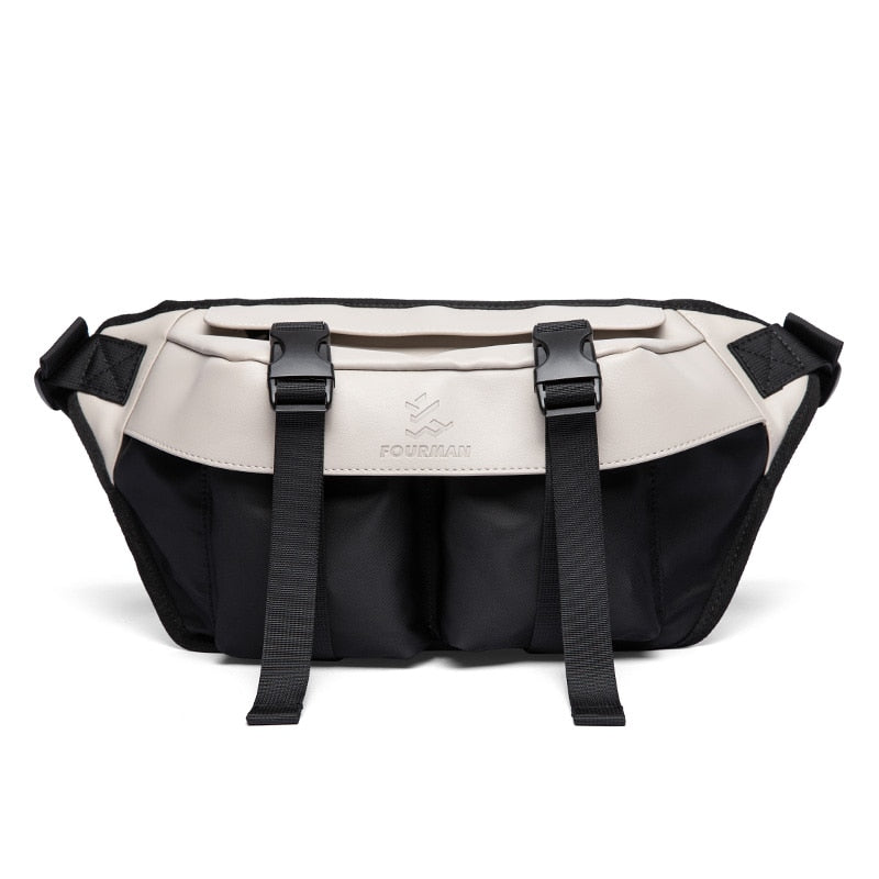 FOURMAN Large Buckele Strap Cross Body Bag-streetwear-techwear