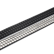 Faux Leather Pyramid Studded Belt-streetwear-techwear