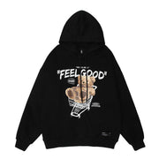 'Feel Good' Teddybear Hoodie-streetwear-techwear