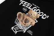 'Feel Good' Teddybear Hoodie-streetwear-techwear