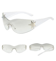 Rimless 'Star' Sunglasses-streetwear-techwear