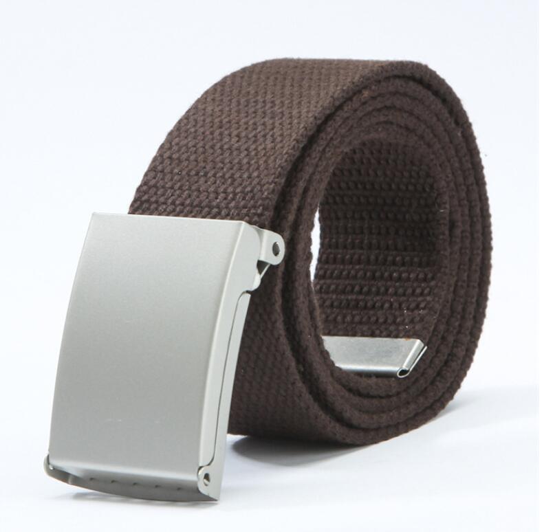 Webbing Belt with Metal Buckle-streetwear-techwear